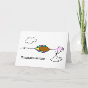 Carte Nouveau bébé - félicitations