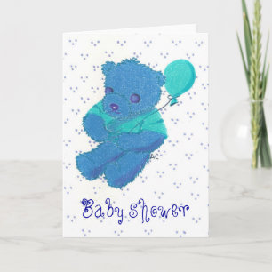 Carte Nouveau bébé garçon, Baby shower