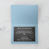 Carte Nouveau bébé personnalisé garçon (Intérieur)