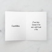 CARTE NOUVEAU BÉBÉ-QUELQU'UN POUR AIMER (Intérieur)