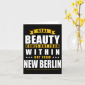 Carte Nouveau Berlin - Cadeau drôle de la ville (Fleur jaune)