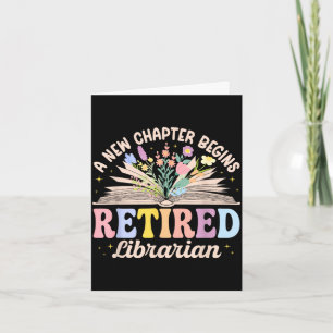 Carte Nouveau chapitre commence bibliothécaire retraité
