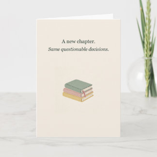 Carte Nouveau Chapitre Décisions Discutables Livre Anniv