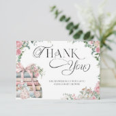 Carte Nouveau chapitre Storybook Baby shower Merci (Debout devant)