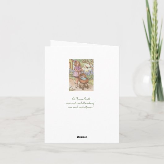 Carte nouveau chaton félicitations (Dos)