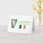 Carte Nouveau citoyen irlandais (Fleur jaune)