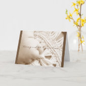 Carte Nouveau deuxième bébé (Fleur jaune)