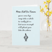 Carte Nouveau Enfant En Ville Un Poème De Récupération C (Fleur jaune)