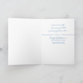 Carte Nouveau Grand-parents, Grand-fils, Félicitations (Intérieur)