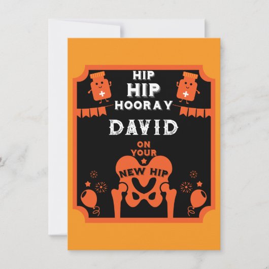 Carte Nouveau Hip Get Well (Devant)