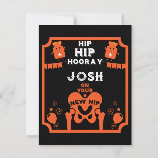 Carte Nouveau Hip Get Well (Devant)
