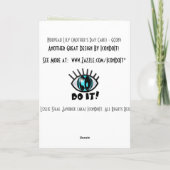 Carte Nouveau Lily (carte de fête des mères) (Dos)