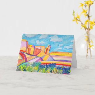 Carte Nouveau-Mexique Cuisine Mesa Paysage Art PERSONNAL