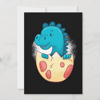 Carte Nouveau-né Dinosaur bébé | Cadeau mignon | Pour bé