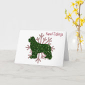 Carte Nouveau-Newf scintillement (Fleur jaune)