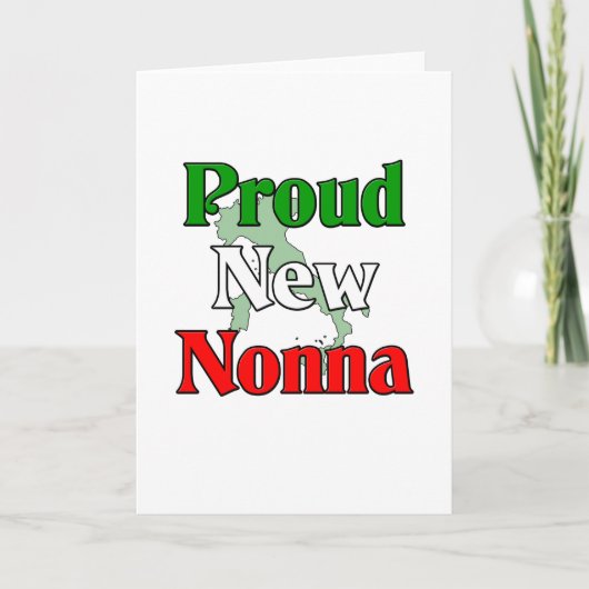 Carte Nouveau Nonna fier (Devant)