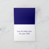 Carte Nouveau papa drôle (Intérieur)