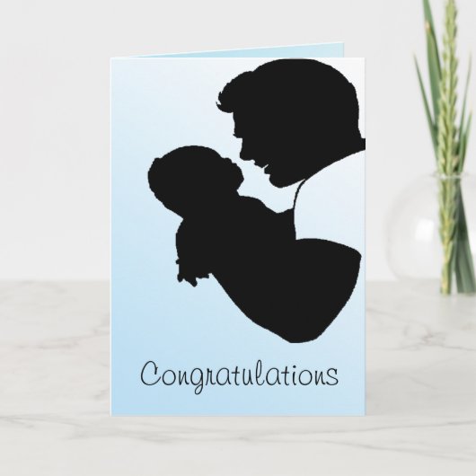 Carte nouveau papa, Félicitations (Devant)