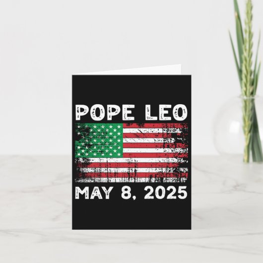 Carte Nouveau Pape Leo (Devant)