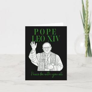 Carte Nouveau Pape Leon Xiv Papa Christian, Habemus Papa