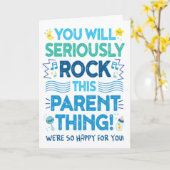 Carte Nouveau parent, vous allez assurer grave dans ce r (Fleur jaune)