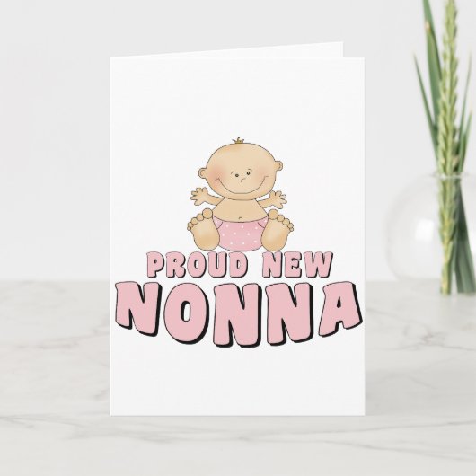 Carte NOUVEAU T-shirt FIER de Nonna (Devant)