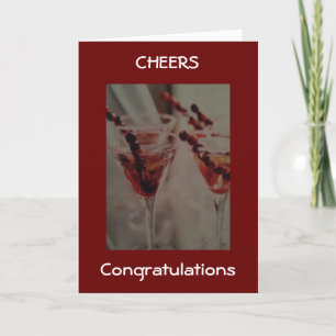 CARTE NOUVEAU TOAST LORS DE LEUR JOUR DE MARIAGE SPÉCIAL