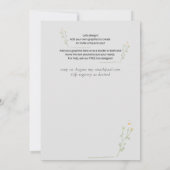 CARTE NOUVEAUTÉ ! CONCEPTION PROPRE INVITE DE MARIAGE - (Dos)
