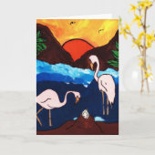 CARTE NOUVEAUX DÉBUTS (Fleur jaune)