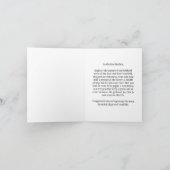 Carte "Nouveaux débuts" - Célébration de la maternité (Intérieur)