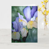 Carte "Nouvel amour" - pour bénéficier Kairos dehors (Fleur jaune)