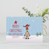 Carte Nouvel An Arbre de Noël 2023 (Debout devant)