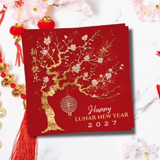 Carte Nouvel An chinois du Chèvre de Feu 2027