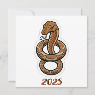 Carte Nouvel An Chinois Du Serpent 2025
