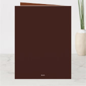 Carte Nouvel An Chinois Du Serpent En Bois 2025 (Dos)