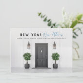 Carte Nouvel an jour férié photo (Debout devant)