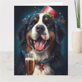 Carte Nouvel An Montagnard Bernois (Devant)