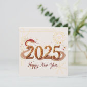 Carte Nouvel An Serpent (Debout devant)