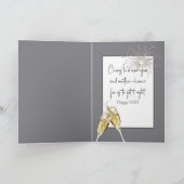 Carte Nouvel An Sparklers (Intérieur)