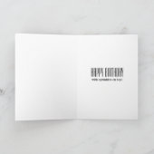 Carte Nouvel anniversaire de douzaines de beignes (Intérieur)