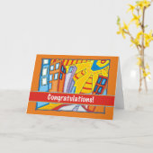 Carte Nouvel appartement dans la ville (Fleur jaune)