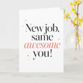 Carte Nouvel Emploi, Même Vous Incroyable (Fleur jaune)