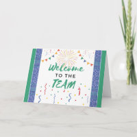 Nouvel employé Bienvenue dans l'équipe Message de