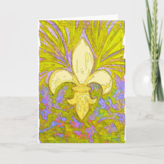 Carte Nouvel OrleansWild Fleur de Leis
