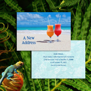 Carte Nouvelle Adresse Cocktails Tropicaux Maison Côtièr