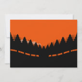 Carte Nouvelle adresse pour les vacances avec pins rétro (Dos)