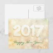 Carte nouvelle année 2017 (Devant / Derrière)
