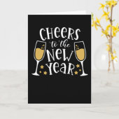 Carte Nouvelle Année 2022 Correspondance Joyeuse Fête Fa (Fleur jaune)