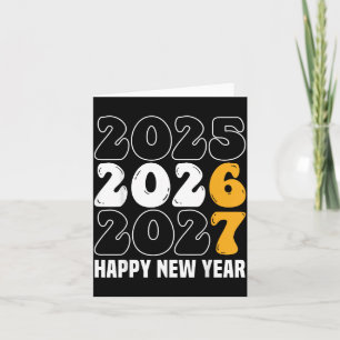 Carte Nouvelle Année 2026 T-shirt Drôle 67 Mème Six Sept