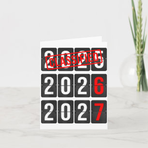 Carte Nouvelle Année 67 Six Sept Compte à rebours Nouvel